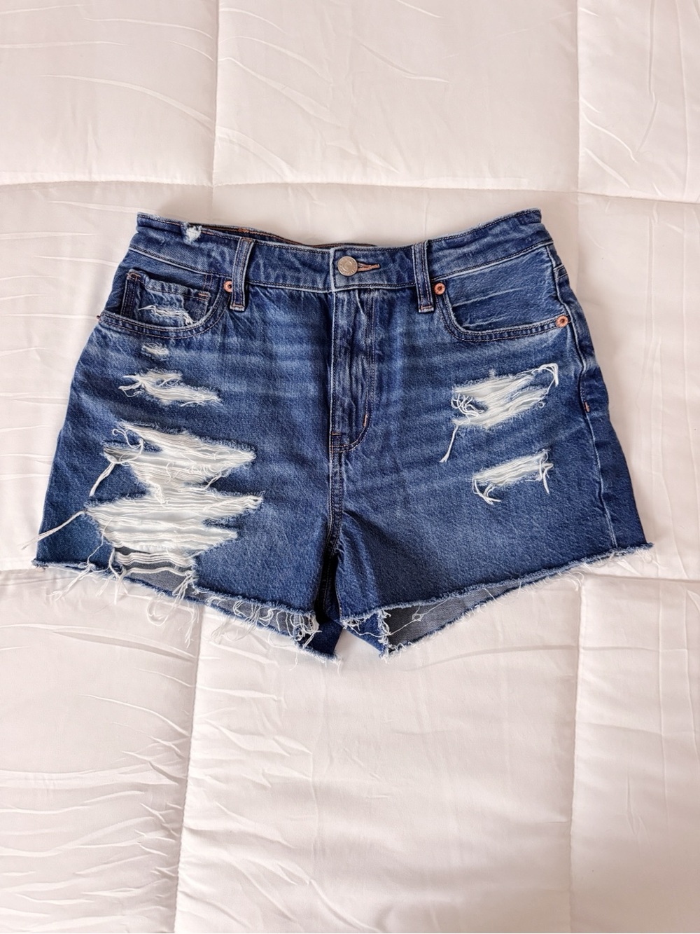 American Eagle Ripped Mom Shorts